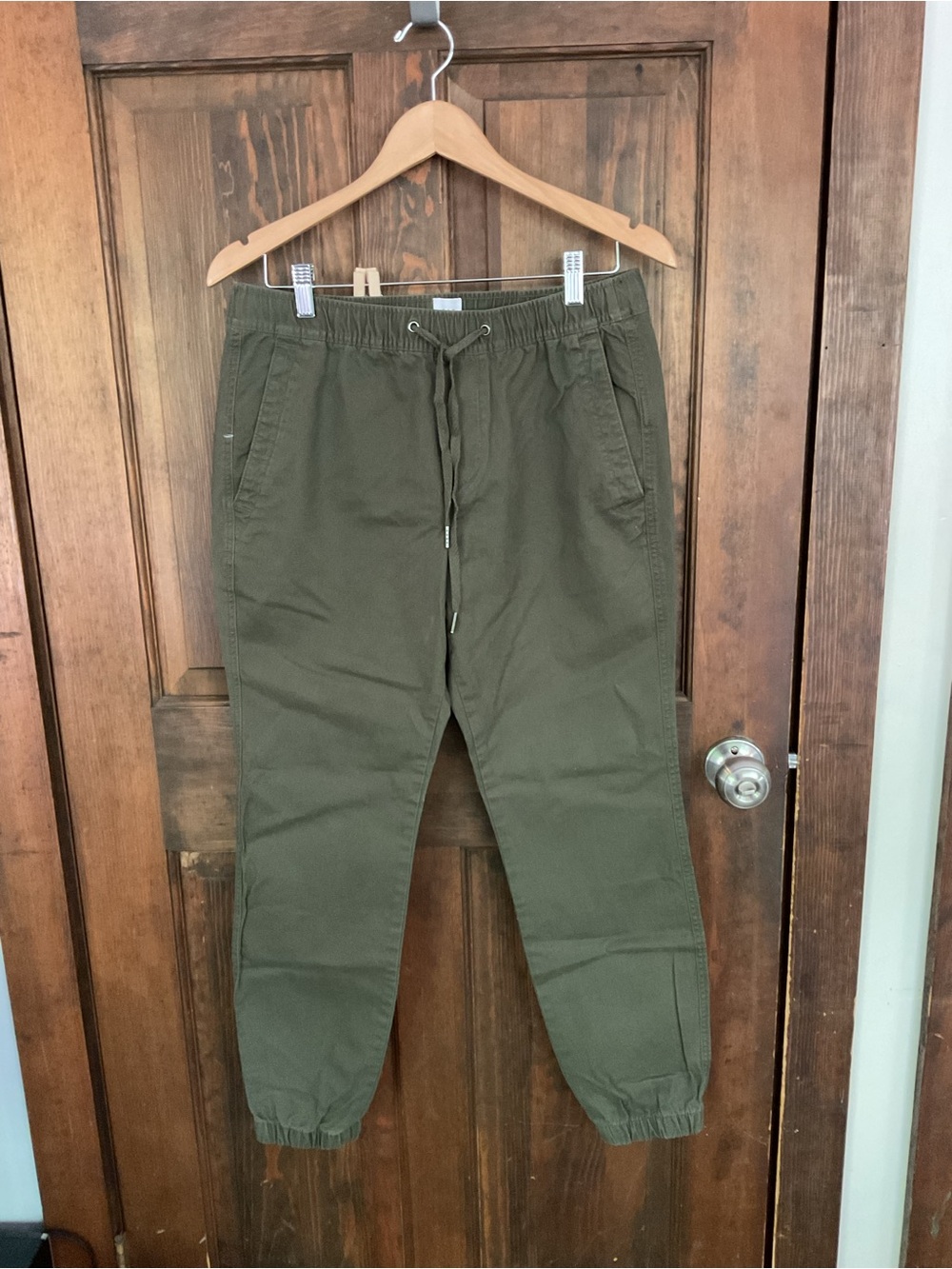 GAP Olive Drawstring Joggers